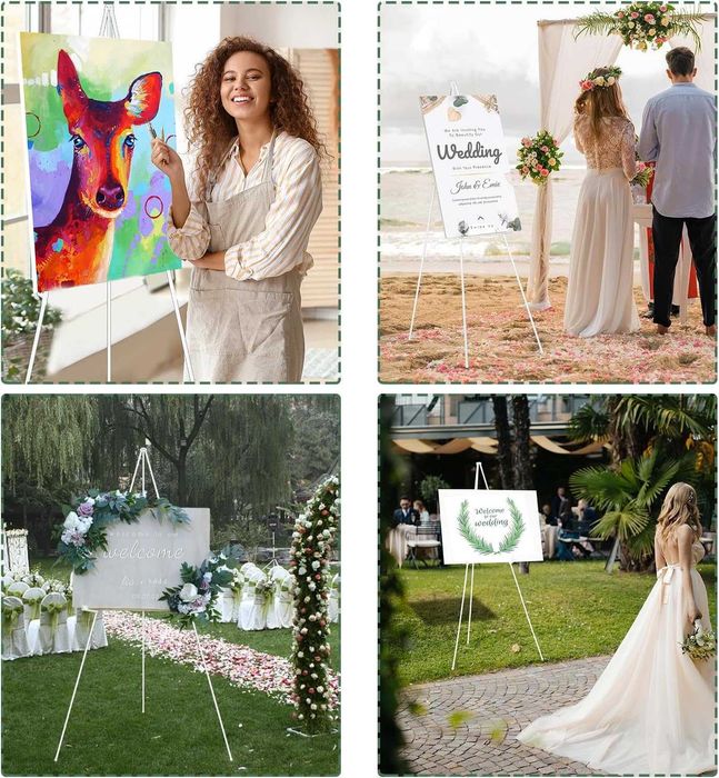 Голям телескопичен статив 169 см за художник сватба плакат изложба