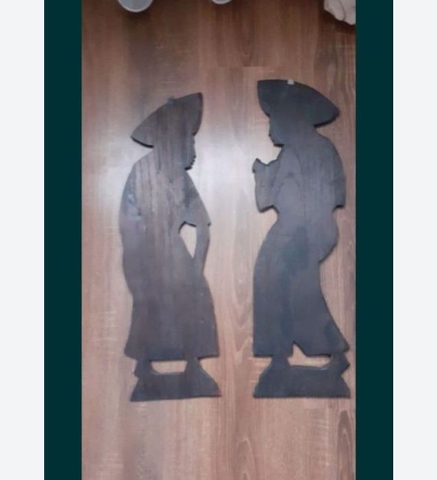 figurina lemn muzicant