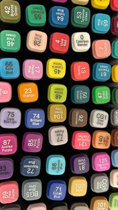 Маркеры 24,36,48,60 штук