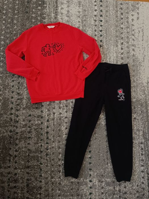 HM Keith Haring сет спортен панталон и блуза р-р 158 см.