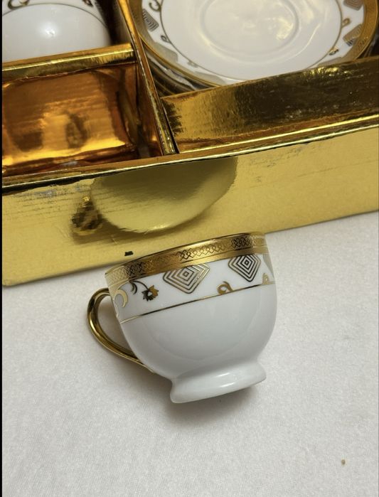 Чайный набор — 6 чашек + 6 блюдец