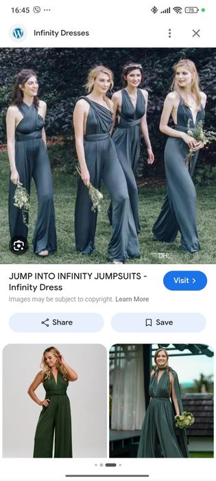 Официален черен гащеризон - Shein infinity jumpsuit