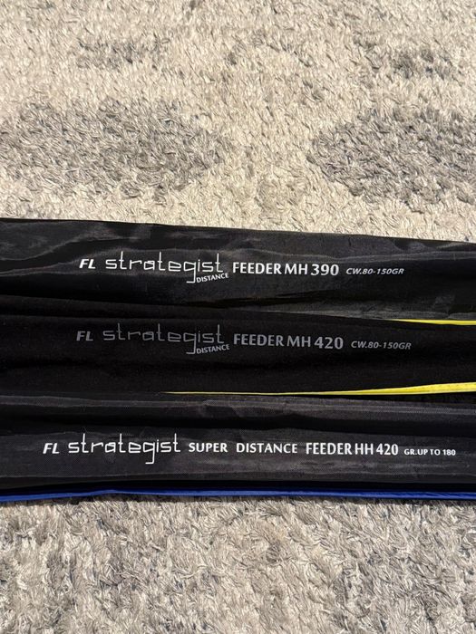 Set 3 lansete FL Strategist Distance/Super Distance 3.9, 2x4.2