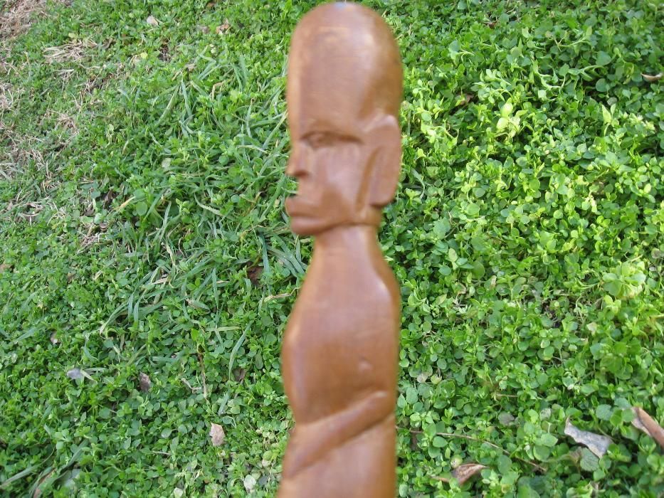 1 Брой Автентичен бастун ръчно гравиран  африкански  бастун