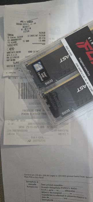 Ram Kingston Fury Beast 32GB DDR5  5600Mhz Cl40 Dial Channel XMP