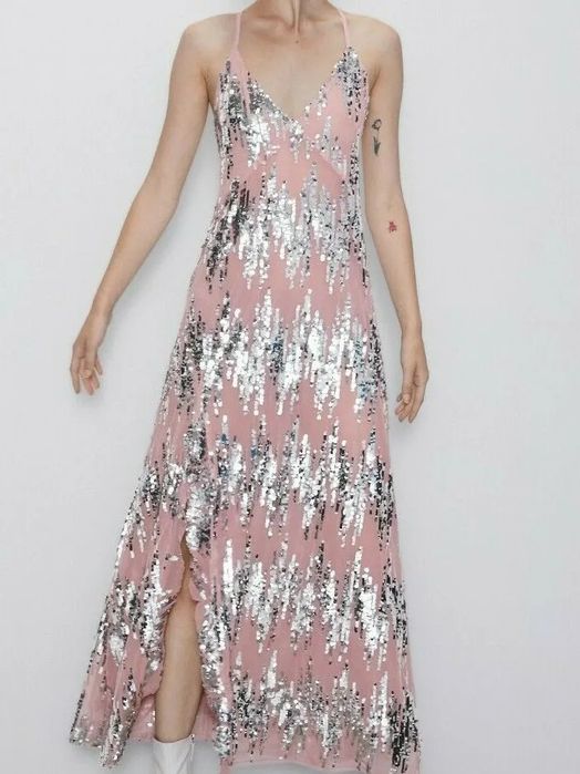 Rochie paiete Zara limited edition