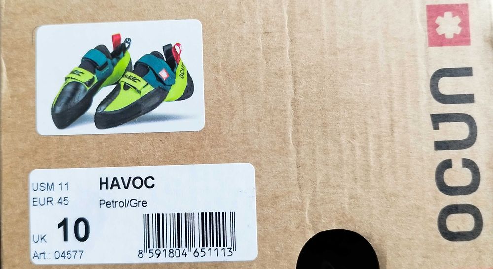 Еспадрили (обувки) за катерене Ocun Havoc 45 EU