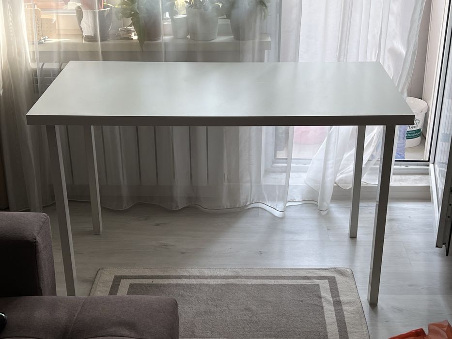 Стол икея белый (ikea linnmon)
