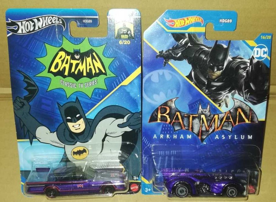Оригинални колички Hot Wheels BATMAN / Batmobile - 24 модела