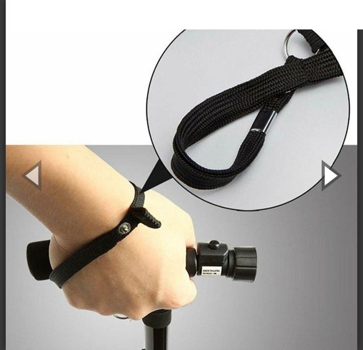 Регулируем бастун с лед фенерче