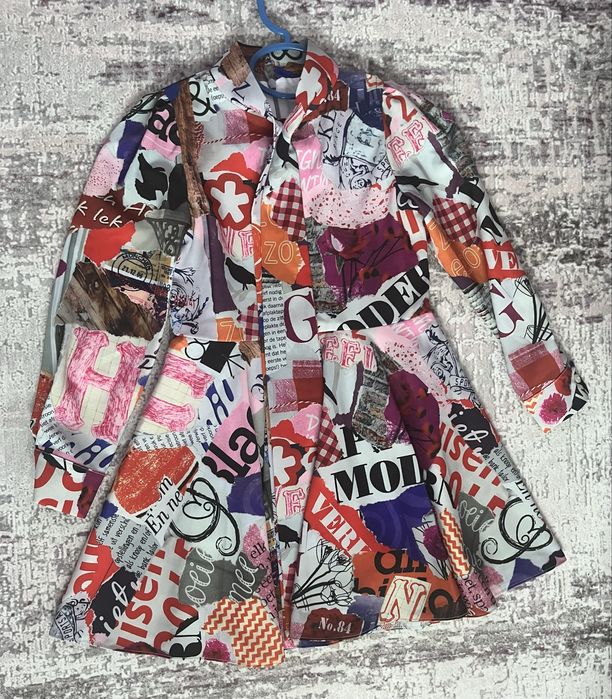 Модерен детски комплект рокля с яке Victoria