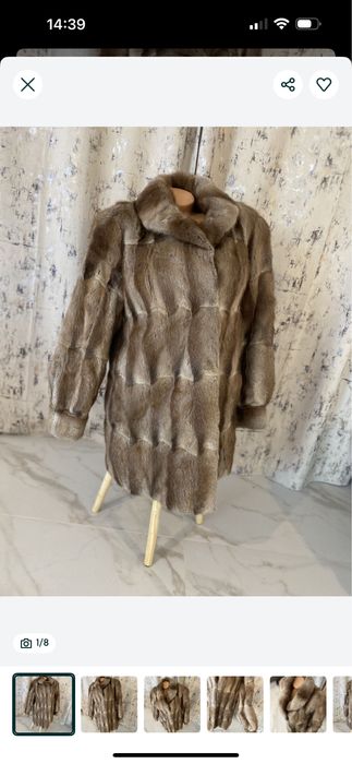 Haina din blana naturala 500 de lei bucata