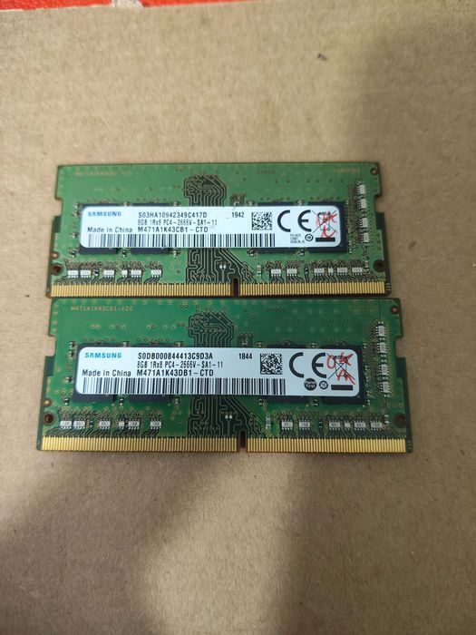 Rami 2x8Gb DDR4 laptop Samsung