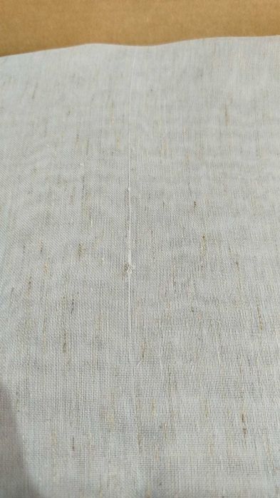 2 perdele semi-transparente Deconovo, 140x260 cm, Gri Deschis