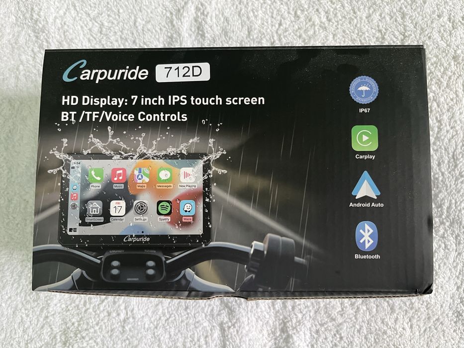 Carpuride W712D navigatie Moto-Auto CarPlay IOS/Android camere NOU