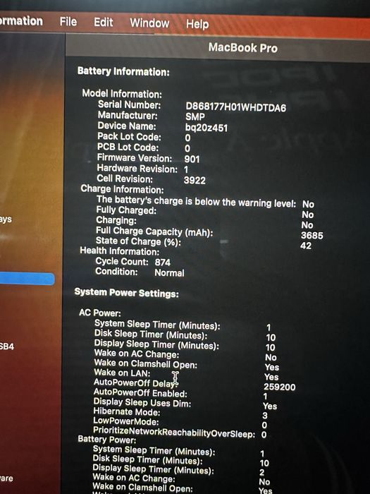 Macbook Pro 2018