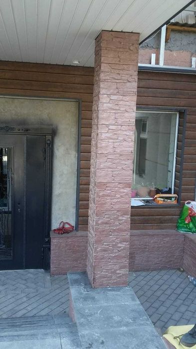 Клинкер плитка для цоколя Ekam-бетон