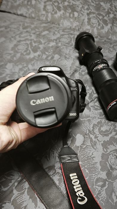 Canon 500d + 3 объектива