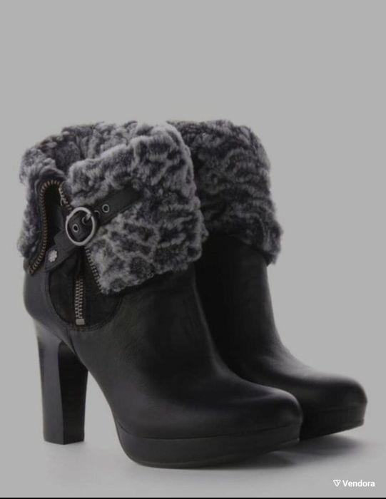UGG Australia дамски боти, естествена кожа, нови