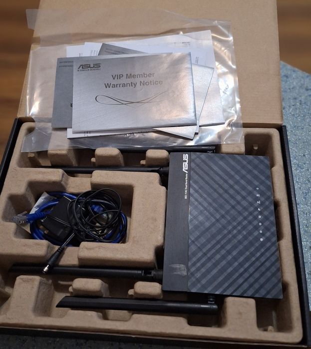 Router wireless ASUS RT-AC1200_V2, AC1200, Gigabit, Dual-Band,