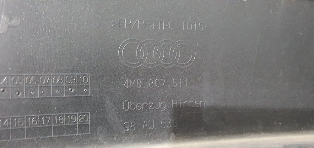 bara spate audi q8 s line originala cod 4m8807511