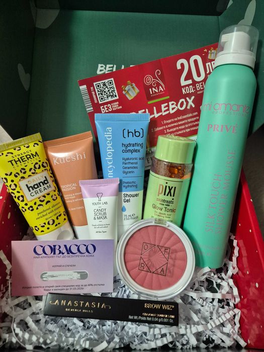 Кутия с козметика на Bellebox и Goodbox