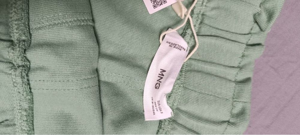 Pantaloni scurți dama Mango, culoare mentă, mărimea S, noi cu eticheta