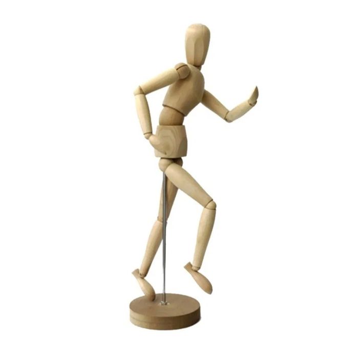 Манекен от дърво 20см.
