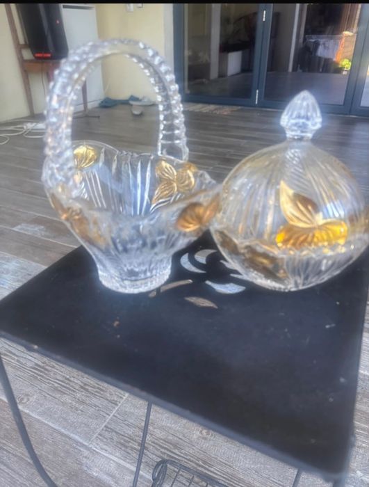 Set bomboniere cristal