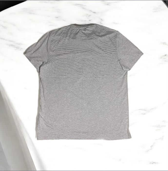 Calvin Klein Liquid Touch Tee – Gray Striped