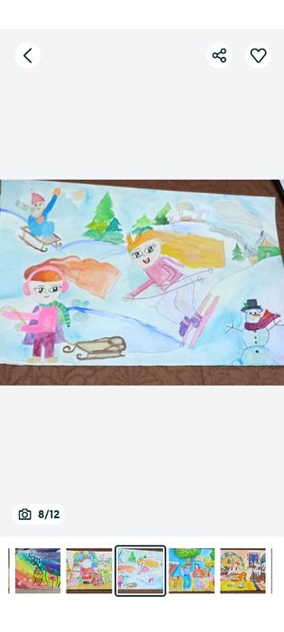 Рисунки на 35 на 55см