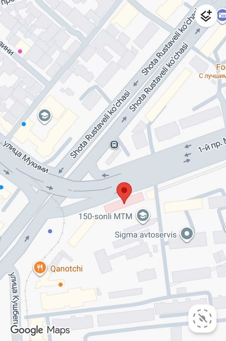 Мукими мост / Шота Руставели 43 м2. Фасад 9 метров