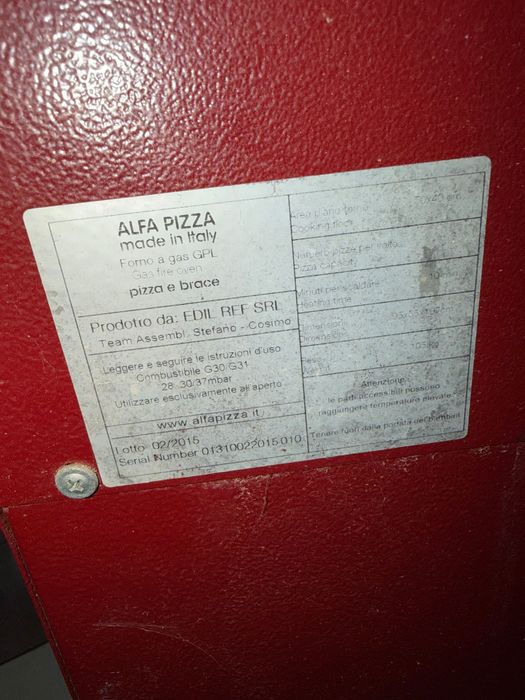 Професионална италианска пещ за пица ALFA PIZZA „Pizza e Brace“