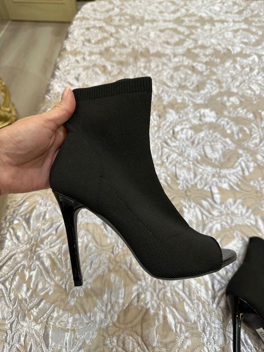 Обувь, черная, полусапожки