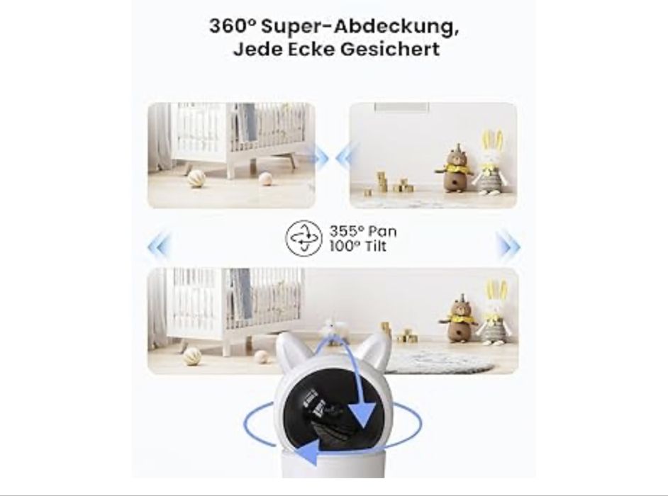 Baby monitor cu 2 camere