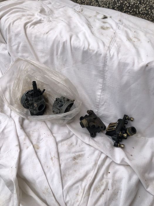 Детски кросов мотор Malaguti Grizzly 12 На части!!!