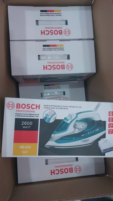 Утюг Bosch хорошее качество новый количество есть