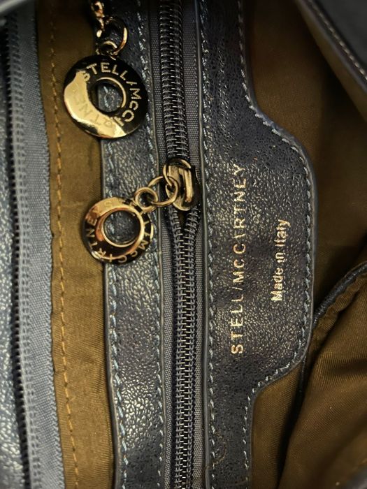 Geanta de material albastra