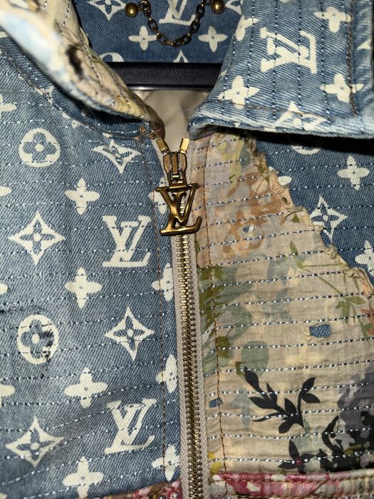 LV Destroyed Workwear Denim Jacket