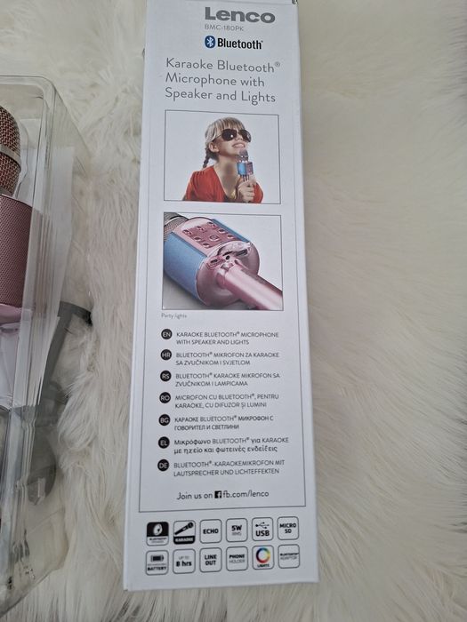 Microfon karaoke Bluetooth fetiță