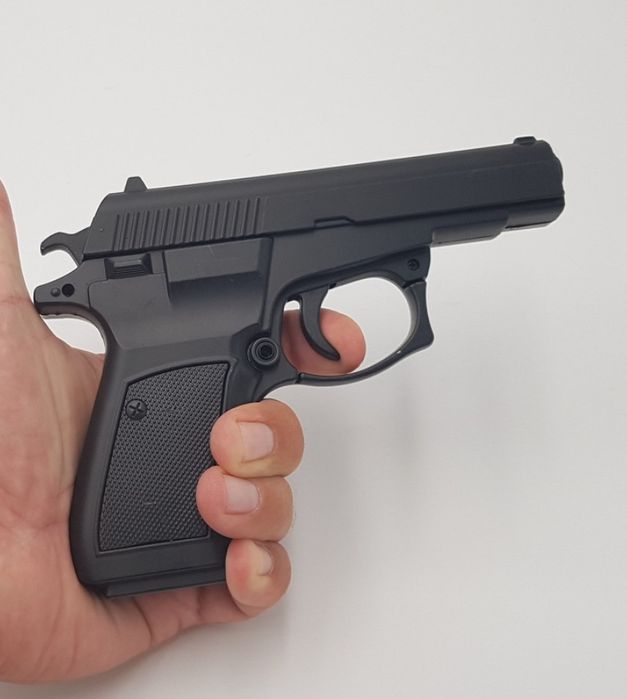 Bricheta anti-vant tip revolver husa pt cadou pistol nou CZ 83