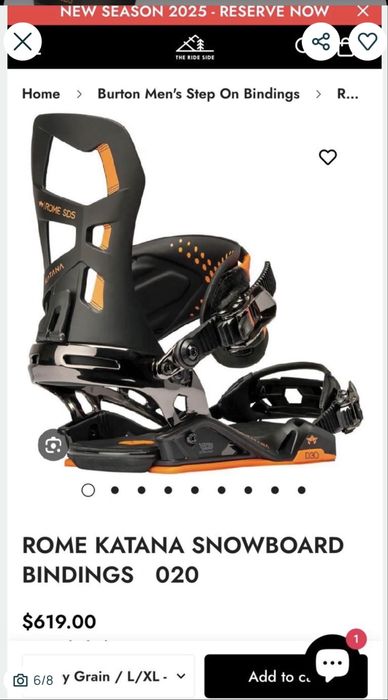 Legaturi Snowboard Rome Katana