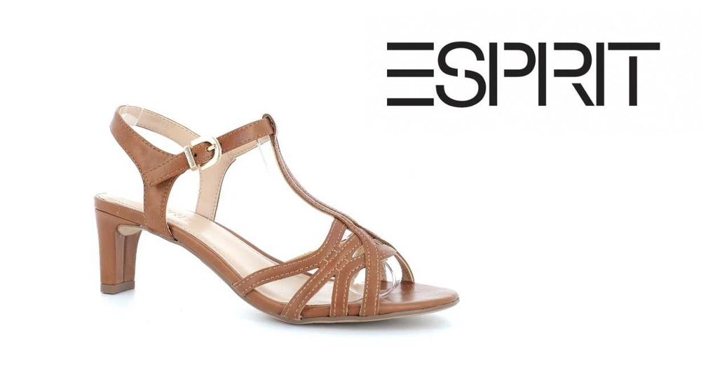 Дамски сандали Esprit 022EK1W325 Camel 38 5 UK Дамски обувки на ток
