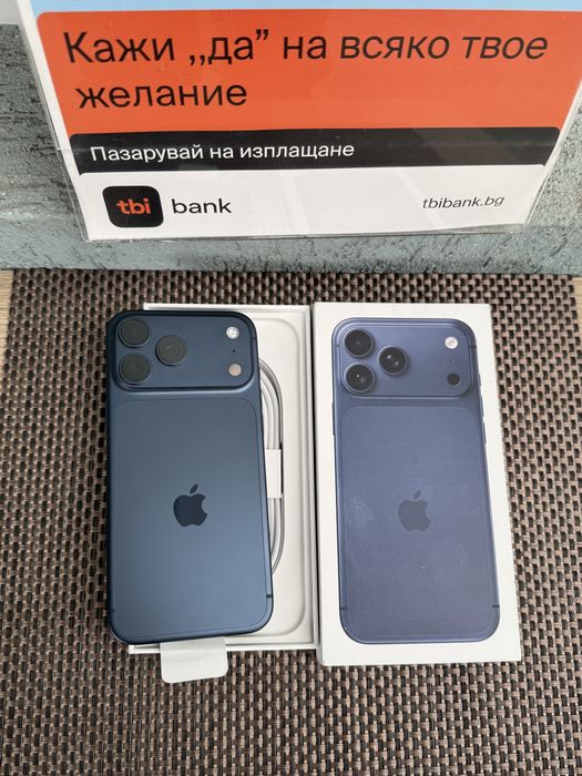 НОВ!*ЛИЗИНГ* iPhone 17 Pro Max 90лв/м 256* / BLUE*17 про макс