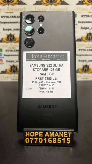 Hope Amanet P3 Samsung S22 Ultra 128 GB / 8 GB RAM