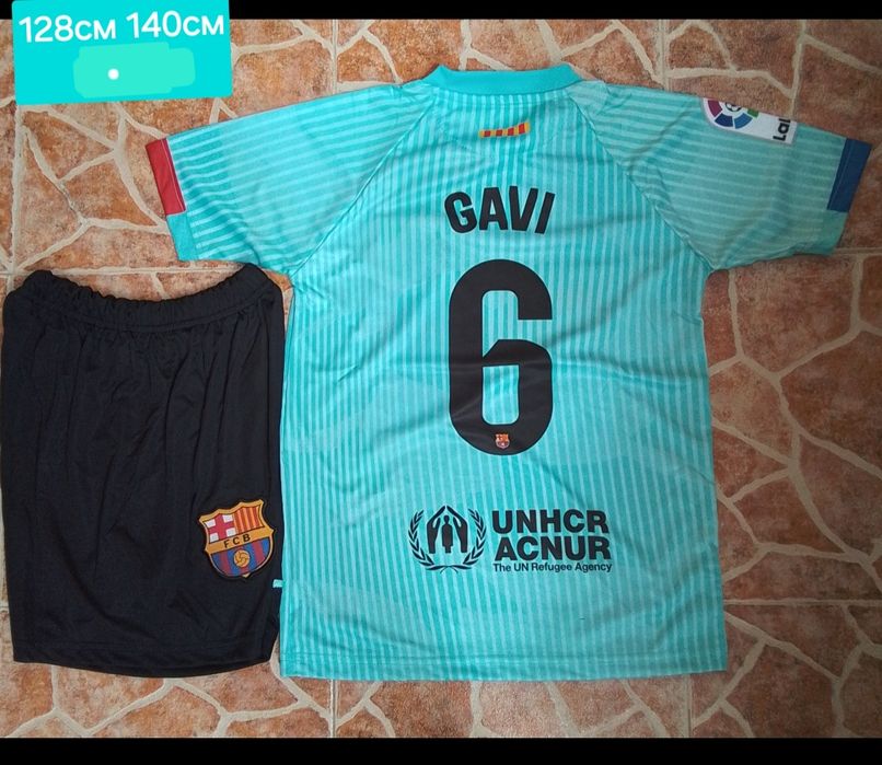 GAVI PEDRI LEVANDOVSKI детско юношески футболни екипи