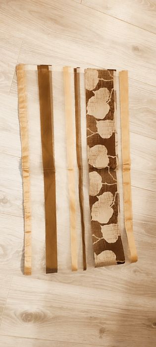 Traversă pentru masa, auriu- bej- maro, 145/40 cm