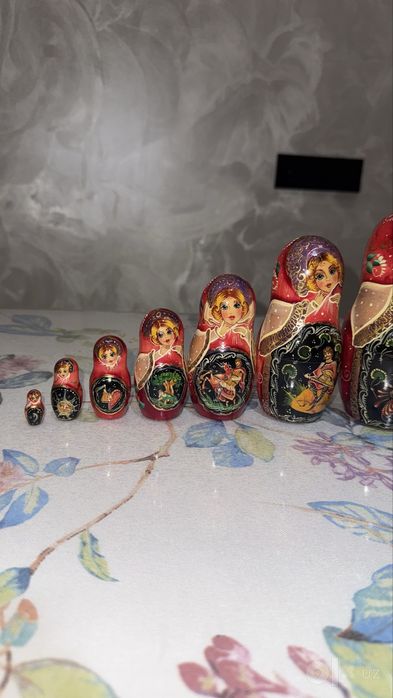 Эксклюзивная матрёшка 10 принадлежностей