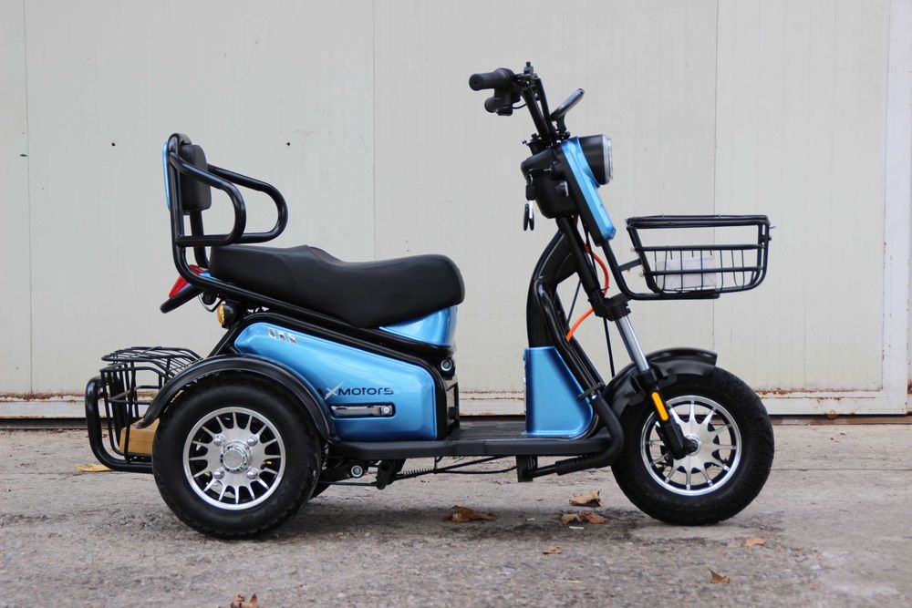 Двуместна Електрическа Триколка PUDDING 1800W МОДЕЛ 2026