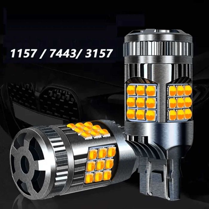 DRL Дневни светлини + Лед мигач T20 1156/1157 (12 - 24 V.)